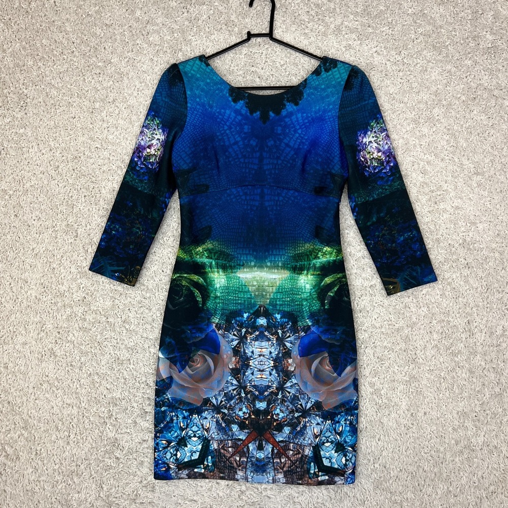Betsey Johnson Psychedelic Dress Womens Size 6 Short Party Fantasy Fairy Rare
